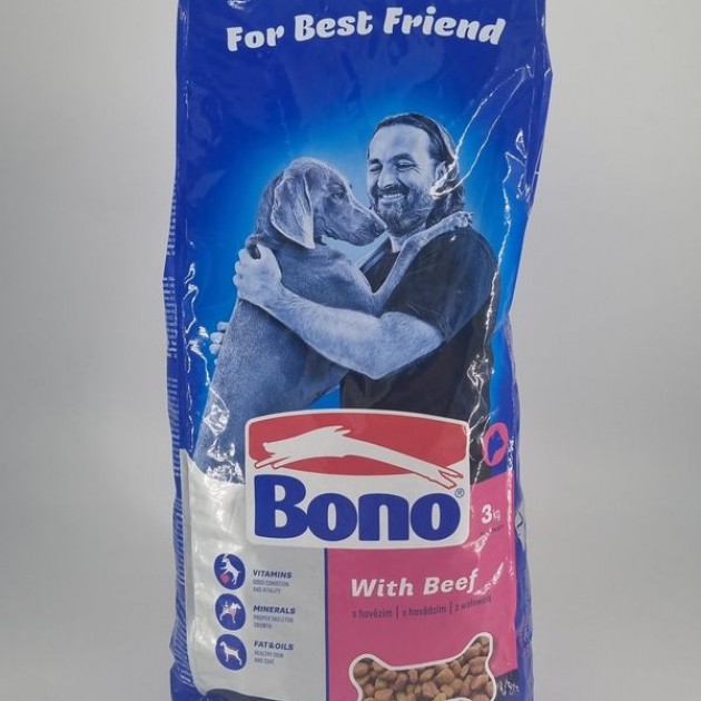 Bono Adult dog granule hovädzia 3kg