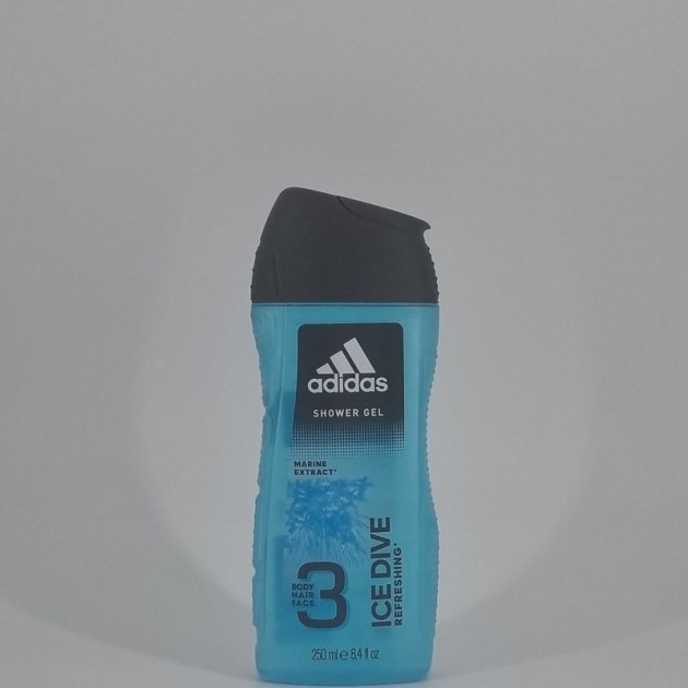 Adidas sprchový gél 250ml 3in1 - Ice Dive