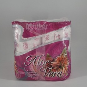 Muller Toaletný papier trojvrstový 8 kotúčov v balení - Aloe Vera