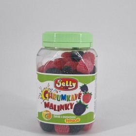Jelly Chrumkavé Malinky 300g s ovocnou štavou + vitamin C