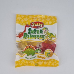 Jelly Bobo super dinovia 80g želé s ovocnou štavou + vitamin C