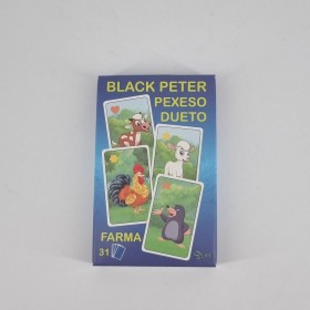 Hra Čierny Peter 3v1 Farma