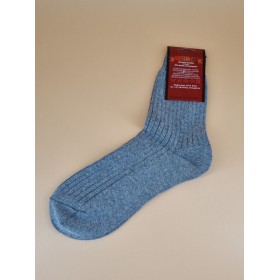  Bavlnené ponožky pánske grafitovo - sivé veľkosť 4-5   (37-38)