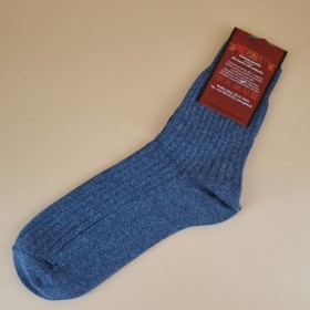 Bavlnené ponožky pánske Svetlo-modré 5 (38)