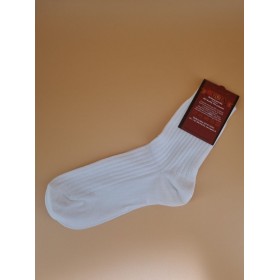 Bavlnené ponožky biele veľkosť 8 (42)